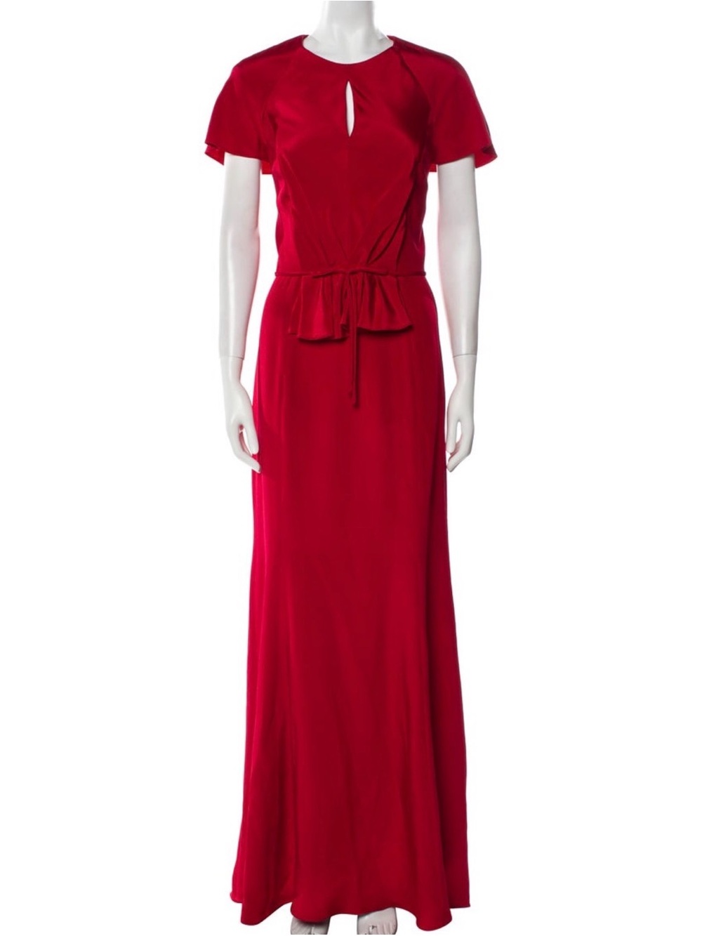 Carolina Herrera Red Evening Gown